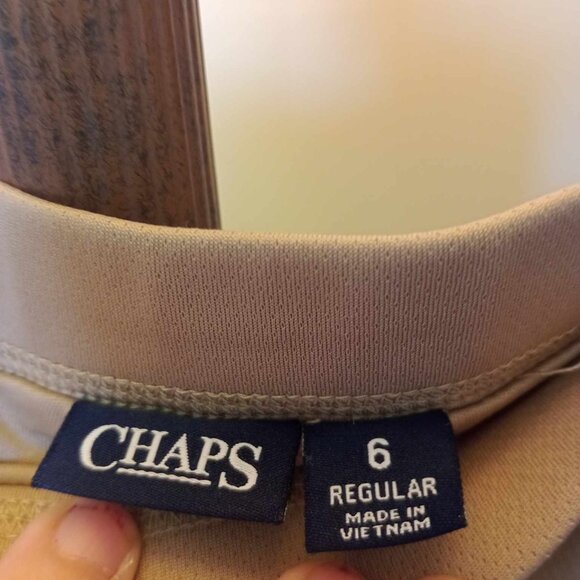 Chaps khaki athletic uniform skort size 6 - Picture 3 of 3